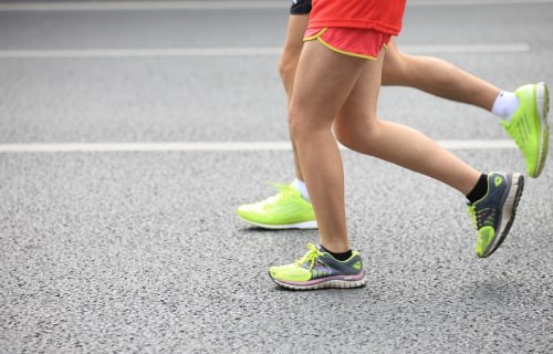 Students participating in athletics